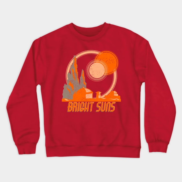 Bright Suns Crewneck Sweatshirt by SeeScotty